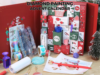 Advent Calendar Christmas Diamond Painting Surprise Kit